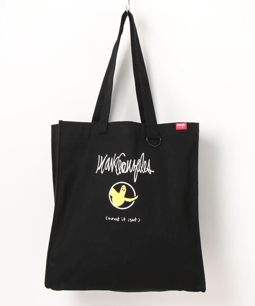 ★【TOD'S】 テクスチャード ロゴ トートバッグ★ Mark Gonzales トートバッグ 「(What it isNt)ART BY