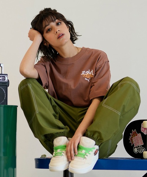 X-girl（エックスガール） tシャツ PUMA/プーマ プーマ グラフィックT