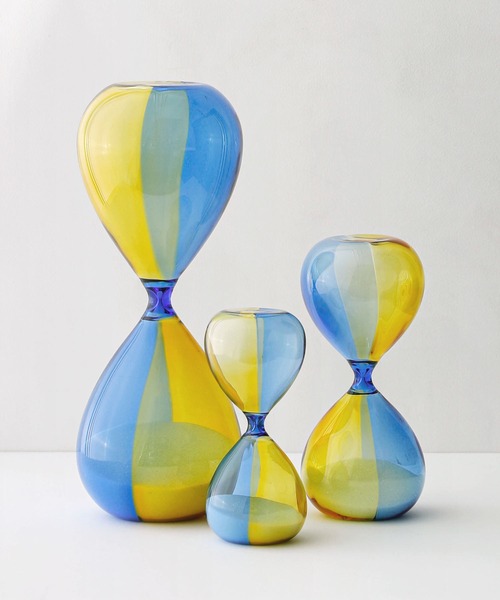 HIGHTIDE（ハイタイド） インテリア 砂時計 サンドグラス バイカラー S