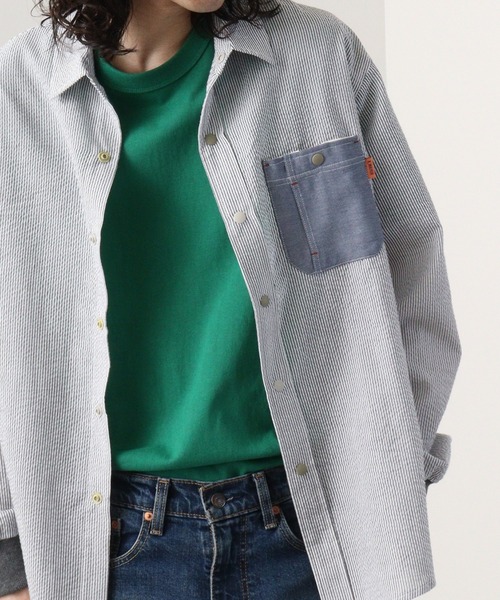 KRIFF MAYER（クリフメイヤー） シャツ Happy long sleeve snap shirt