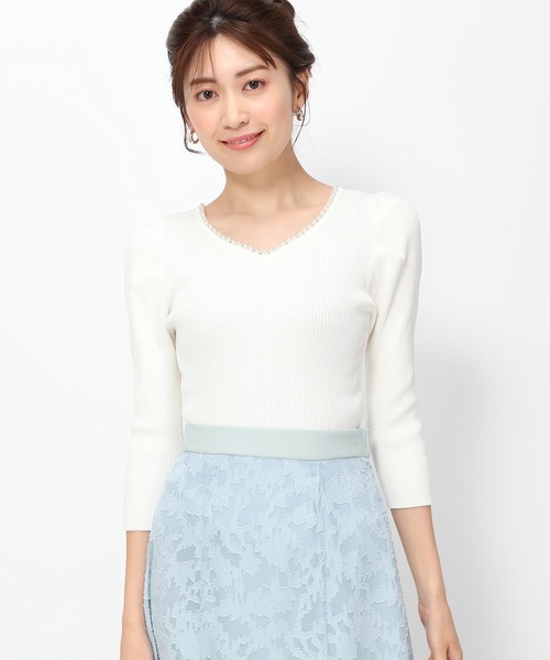 2024春夏NKNIT メッシュハートニットT-shirt