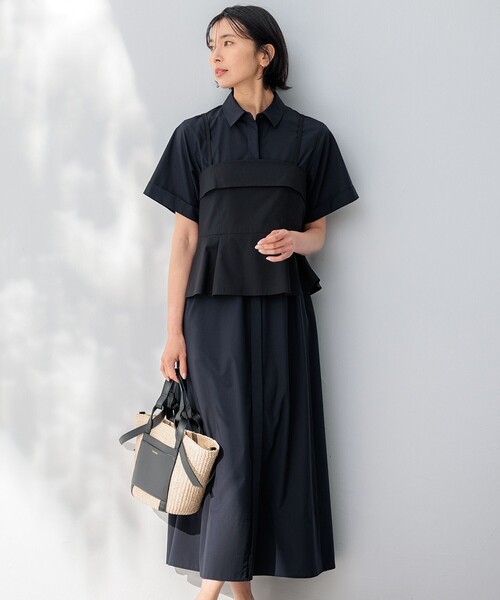 23区（ニジュウサンク） シャツワンピース 「CLASSY.コラボ」ビスチェ