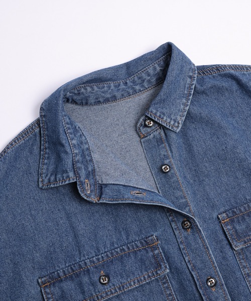 シャツ ブラウス デニムシャツ レディース : 84461733 : ZOZOTOWN 