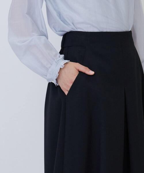 LOISIR スカート 「セットアップ」エステルウールボックスタックス