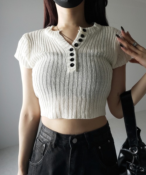 か*ゅ様 kinema サマーニット　summer knit pullover me+em select（ミームセレクト） サマーニット ニット セーター