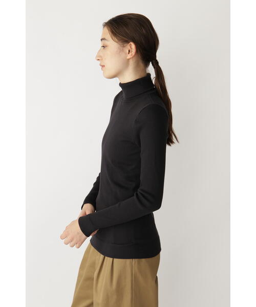 tシャツ オーガニック丸胴タートルカットソー レディース human woman tシャツ オーガニック丸胴タートルカットソー