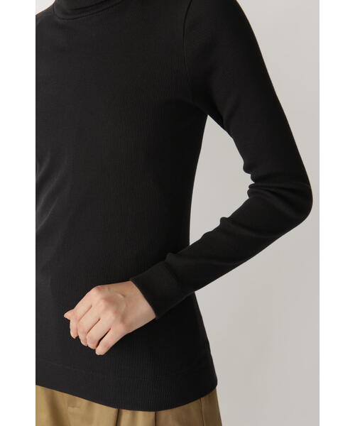 tシャツ オーガニック丸胴タートルカットソー レディース human woman tシャツ オーガニック丸胴タートルカットソー