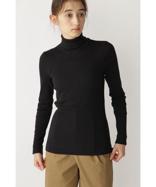 tシャツ オーガニック丸胴タートルカットソー レディース human woman tシャツ オーガニック丸胴タートルカットソー