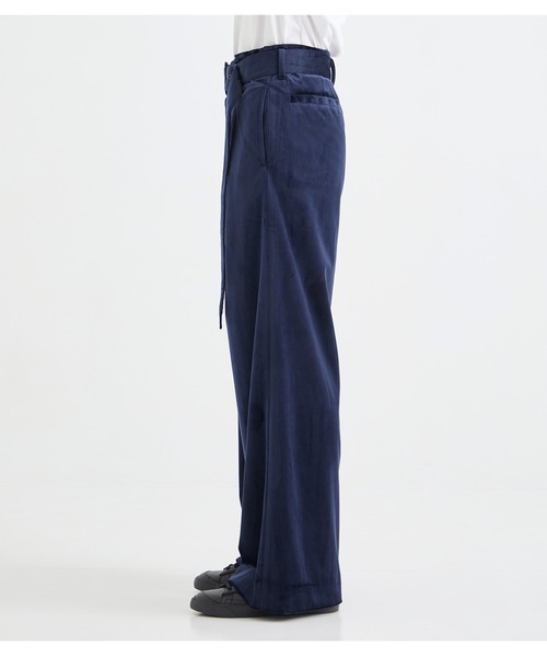 TAG（PORTER） ワイドパンツ パンツ 「TAAKK/ターク」VELVET TROUSERS