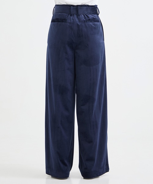 TAG（PORTER） ワイドパンツ パンツ 「TAAKK/ターク」VELVET TROUSERS