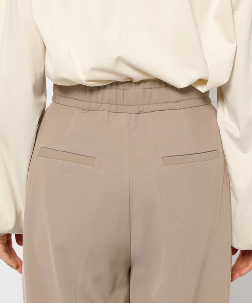 kokoro出品 mysty woman パンツ ビシルエットタックパンツ 152976