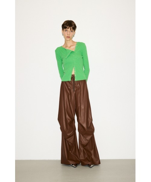 tシャツ THROW SLANT BUTTON L/S TOPS スラント ボタン ロングスリーブ トップス レディース THROW SLANT BUTTON L/S TOPS スラント ボタン ロングスリーブ