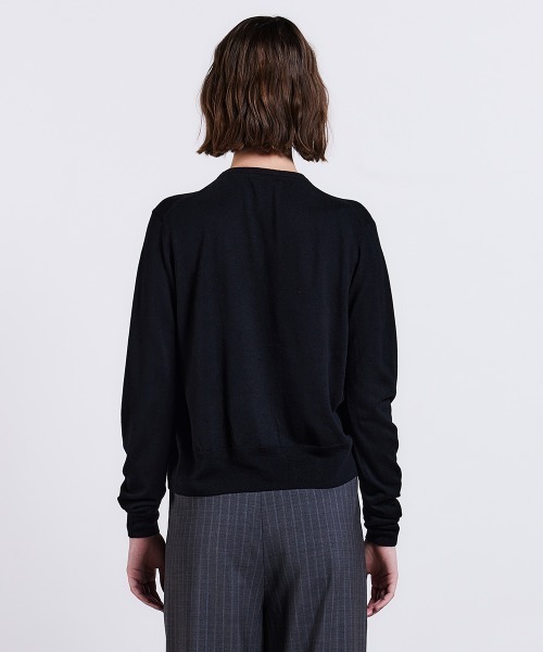 Sov. ニット セーター シルクカシミヤボレロ風ニット レディース