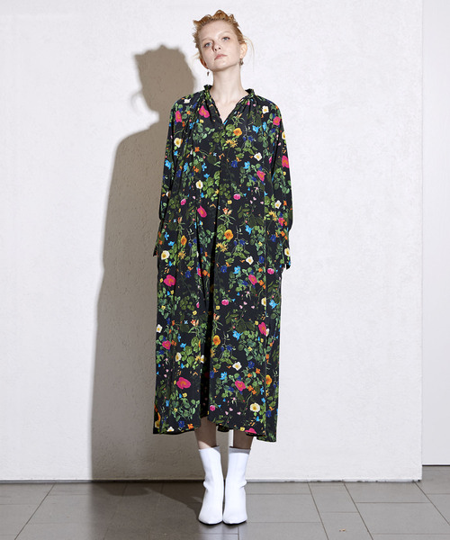 TRUNO by NOISE MAKER 「TRUNO MAKER」 長袖ワンピース FREE ホワイト  