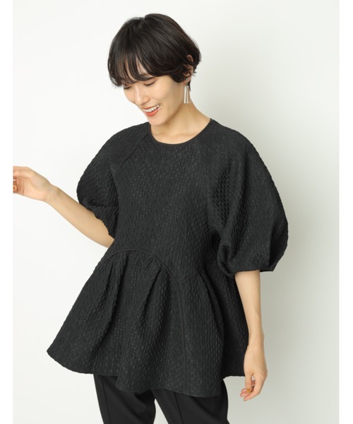 CADUNE 半袖ブラウス 36 ブラック レディース : ZOZOTOWN Yahoo!店