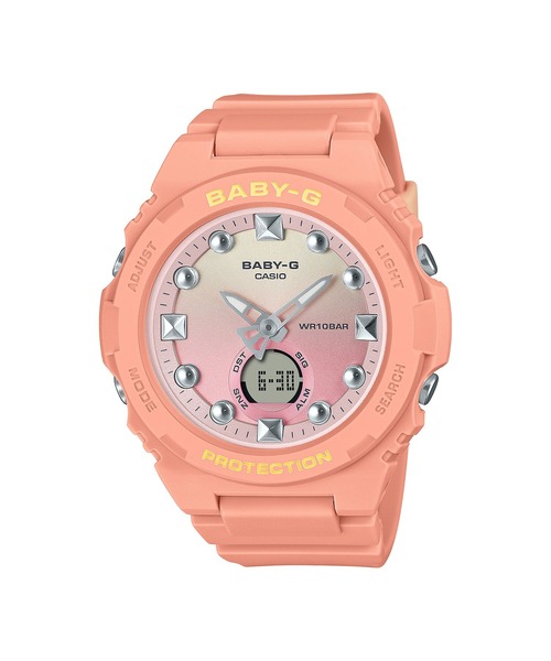 CASIO 腕時計、アクセサリー（ベゼルカラー：ピンク系