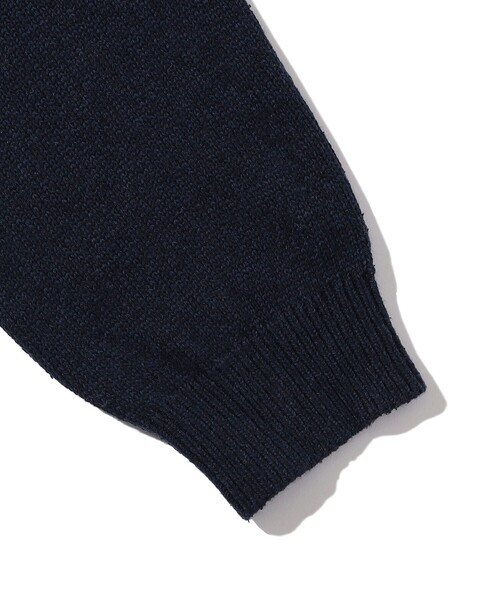 カーディガン Southwick Gate Label: クルーネック ジップアップ カーディガン メンズの画像