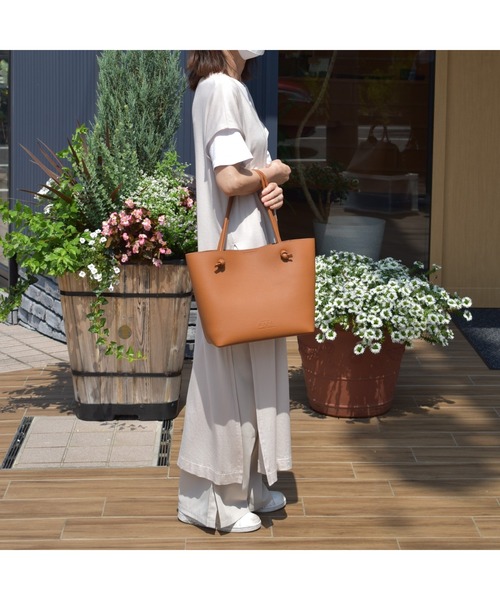 MahL+81（マール） トートバッグ レザー シンプルトートバッグ 