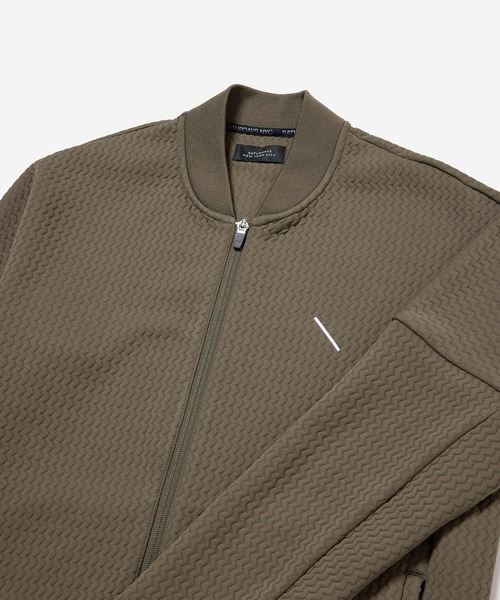 コート ジャケット Quilt Jacquard Full Zip Jacket メンズ
