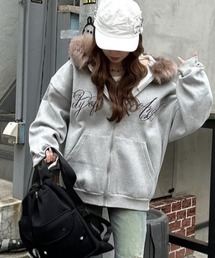 XU パーカー ねうちゃん　neuqx パーカー ザ 「ネバーマインド / hoodie XU」fur the mind 「Never アイドル