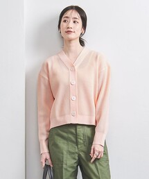 UNITED ARROWS カーディガン メッシュ Vネック レディース
