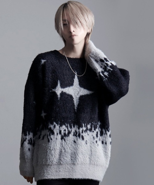 CavariA（キャバリア） セーター ニット 「CavariA/キャバリア」星柄