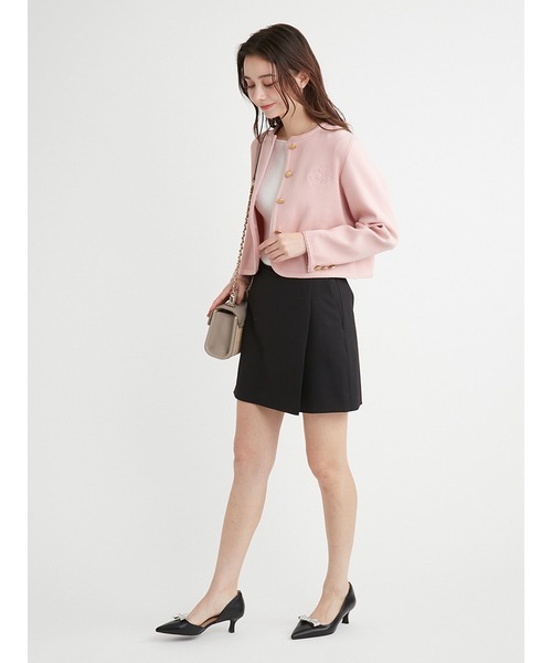 CELFORD パンツ ラップデザインスカショーパン レディース