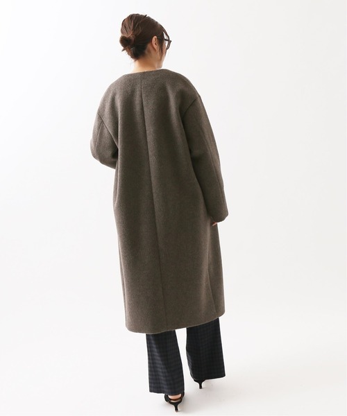 IENA（イエナ） ノーカラーコート 38 ホワイト レディース : ZOZOTOWN
