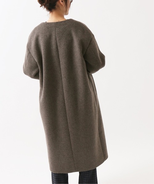 IENA（イエナ） ノーカラーコート 38 ホワイト レディース : ZOZOTOWN