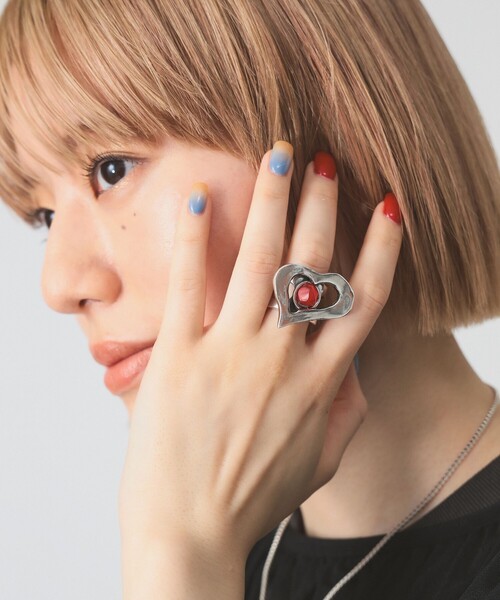 Otro Accesorio / エナメル ハート リング Ray BEAMS（レイビームス）の「Otro Accesorio / エナメル