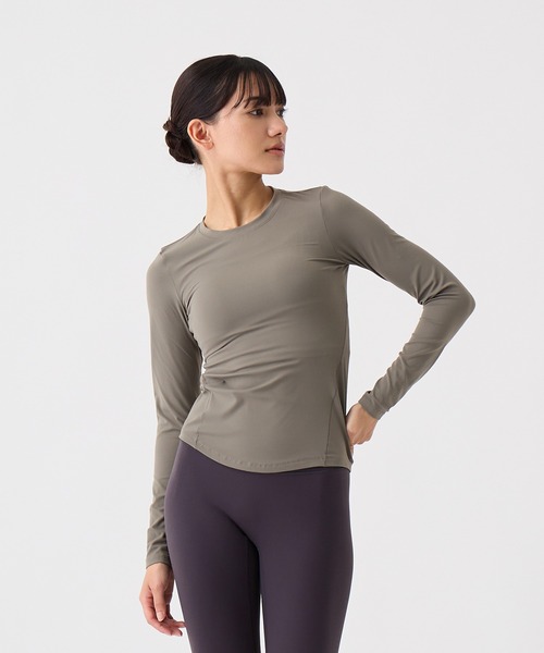 tシャツ ZEN WEAR 「インストラクター監修」着心地と動きやすさにこだわったタイトカットソー（長袖） レディース