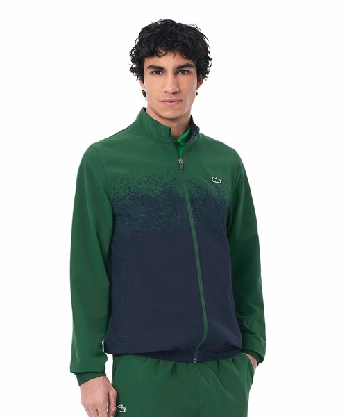 LACOSTE メンズジャージ、スウェット（色：グリーン系