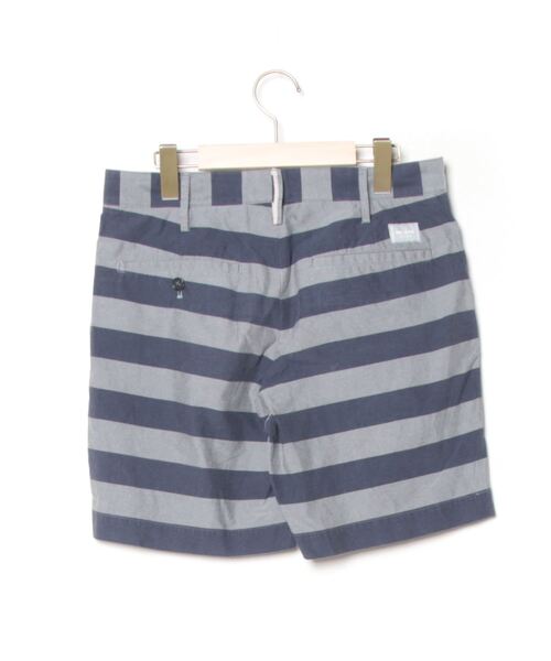 BARBARRIAN ボーダーハーフパンツ　スウェット　Mメンズ 白系 m00220-t1.jpg