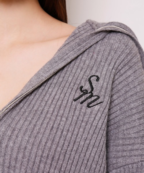 「Seemi. byNICECLAUP」 タートルネックニット FREE オフホワイト レディース_画像8