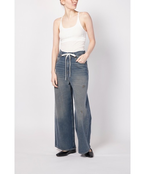 MM6 ジーンズ デニム デニムパンツ PANTS 5 POCKETS レディース