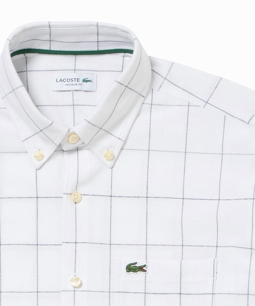 LACOSTE（ラコステ） シャツ 2WAYストレッチ ウインドウペンチェック