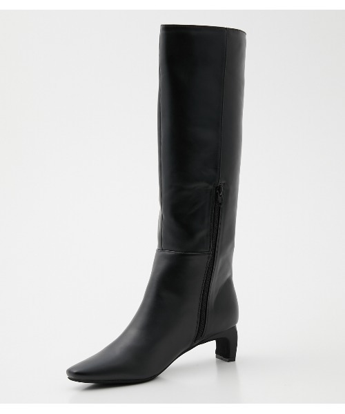 「crie conforto」 ロングブーツ MEDIUM ブラック レディース_画像8