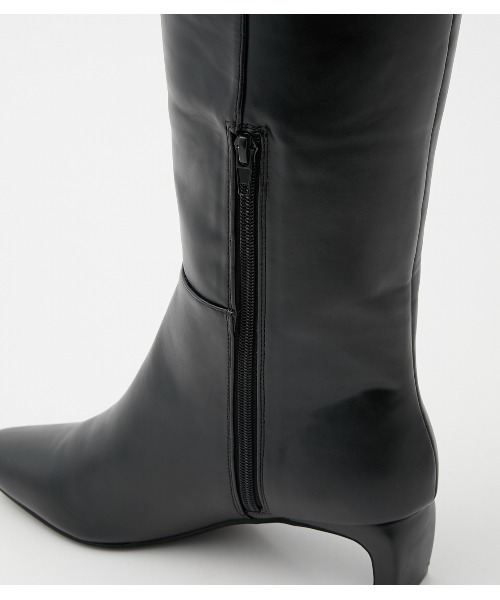 「crie conforto」 ロングブーツ MEDIUM ブラック レディース_画像9