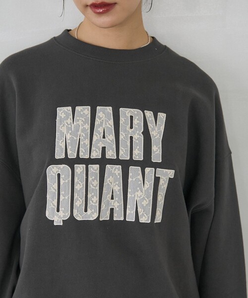 定価以下　マリークワントのスウェット セール】MARY QUANT × PUBLUX/マリークワント ロゴ刺繍