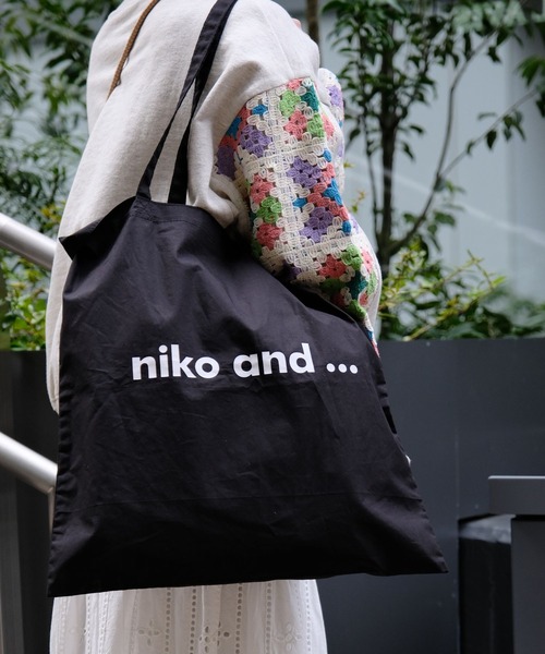 niko and…（ニコアンド） トートバッグ オリジナル ニコロゴ カラー