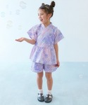 浴衣 えらべるデザイン ペプラム ガールズ甚平...の詳細画像2
