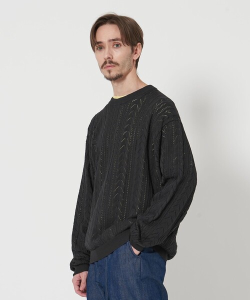 ビューティーアンドユース　ニット BEAUTY＆YOUTH UNITED ARROWS セーター ニット アイレット