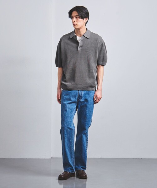 UNITED ARROWS ポロシャツ バーズアイ ニット メンズ : ZOZOTOWN