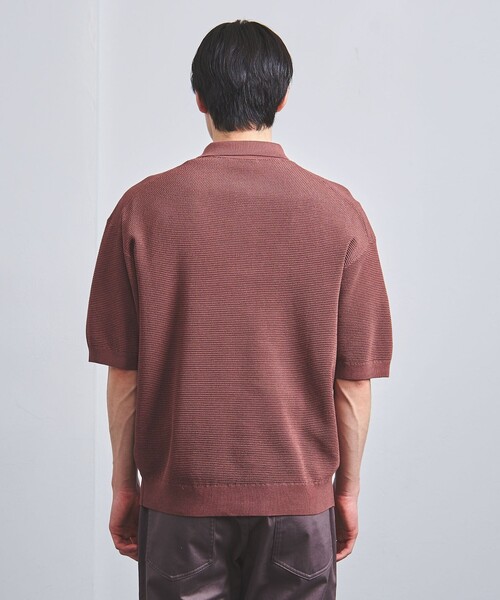 UNITED ARROWS ポロシャツ バーズアイ ニット メンズ : ZOZOTOWN