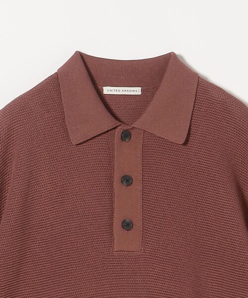 UNITED ARROWS ポロシャツ バーズアイ ニット メンズ : ZOZOTOWN
