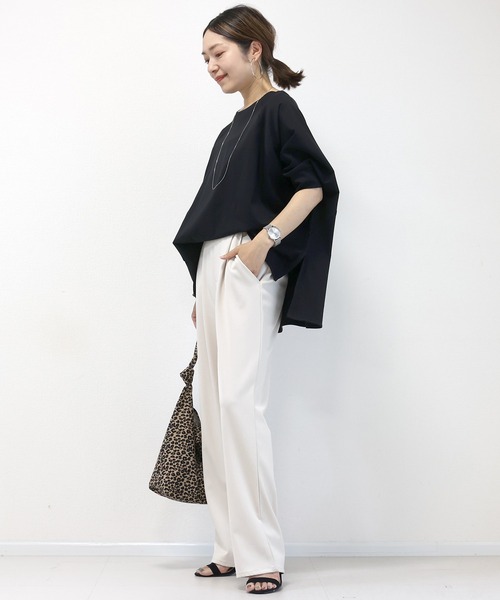 tシャツ シルケットスムースラグランワイドプルオーバー レディース | Aletta vita | 10