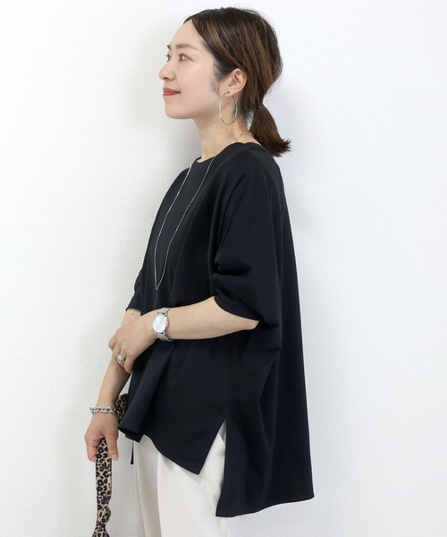 tシャツ シルケットスムースラグランワイドプルオーバー レディース | Aletta vita | 06