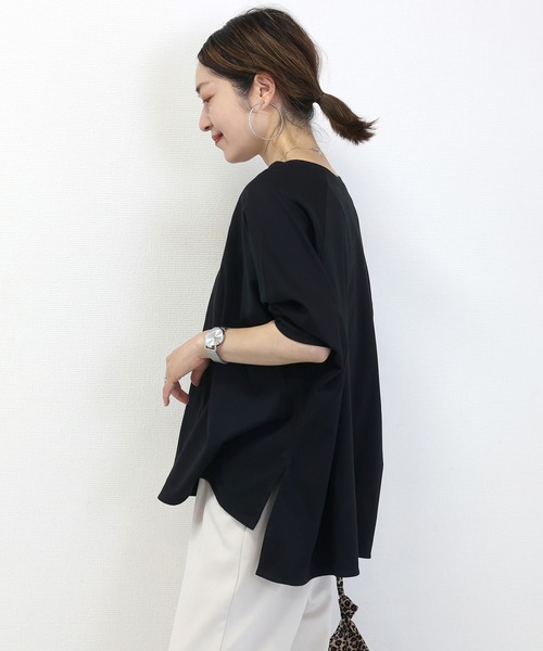 tシャツ シルケットスムースラグランワイドプルオーバー レディース | Aletta vita | 07