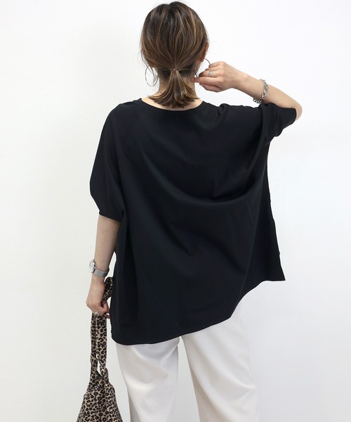 tシャツ シルケットスムースラグランワイドプルオーバー レディース | Aletta vita | 08