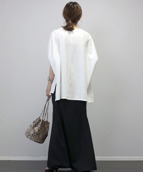 tシャツ シルケットスムースラグランワイドプルオーバー レディース | Aletta vita | 16